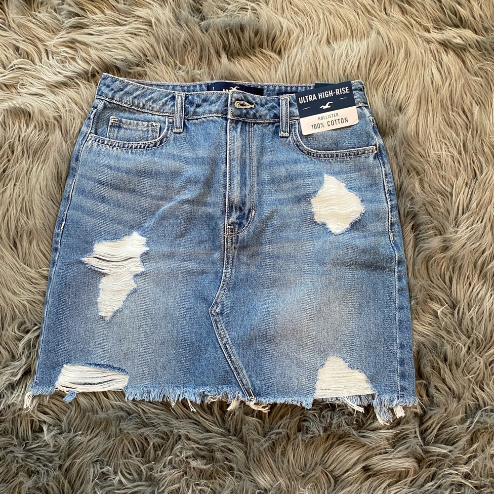 Hollister Jean Skirt Blue Size 28